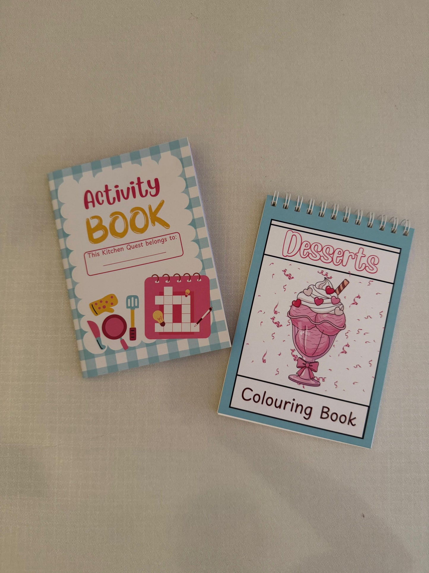 Recipe Journal with Activities and Colouring Books