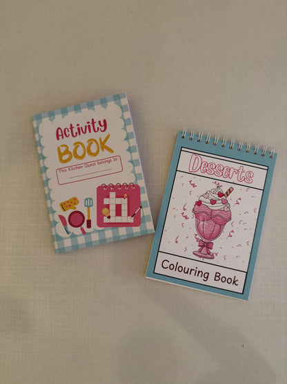 Recipe Journal with Activities and Colouring Books